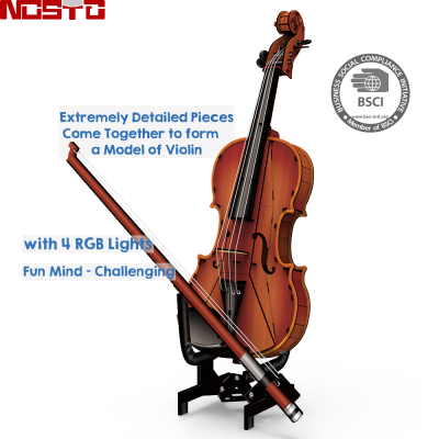 Musical Instrument Simulation Model, Violin Model Puzzle 3D Paper Puzzle