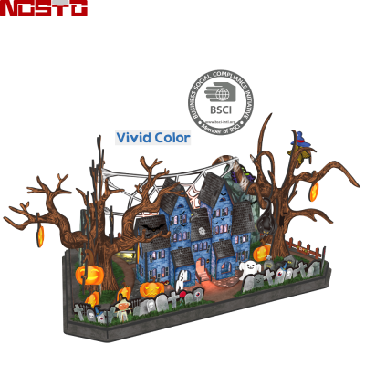 Halloween Castle 3d puzzles with night edition , puzzle 3d